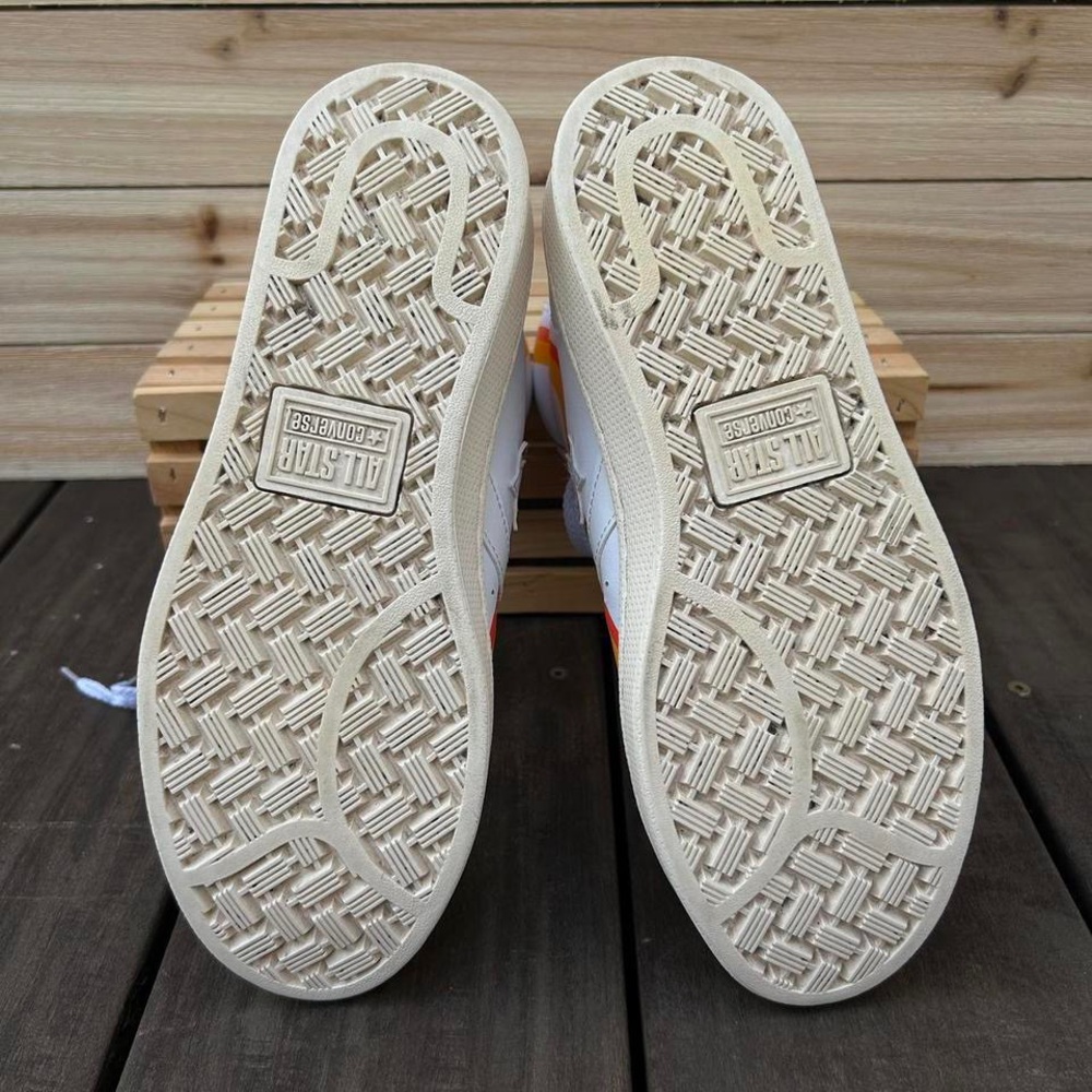 White Converse Pro Leather High-Top Roswell Rayguns Sneakers Trainers - Picture 7 of 8